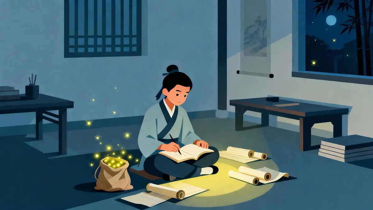 囊萤夜读
