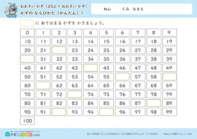 数字排列顺序 - 预览图